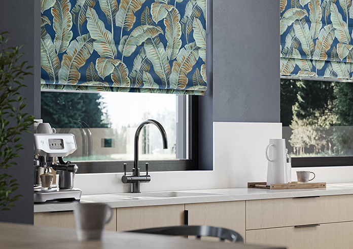 Nicobar, Blue Lagoon - Twist&Fit Roman Blind - Image 5